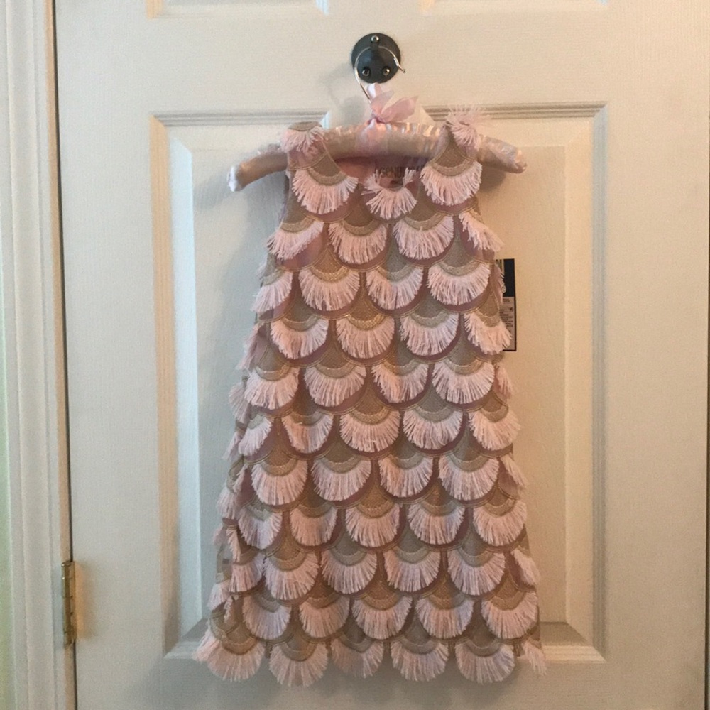 4T Gorgeous pink flapper dress NEVER WORN w/ tags